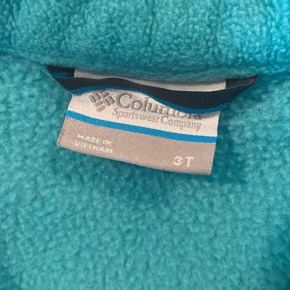 Columbia Turquoise 3T Fleece Jacket - Picture 5 of 5